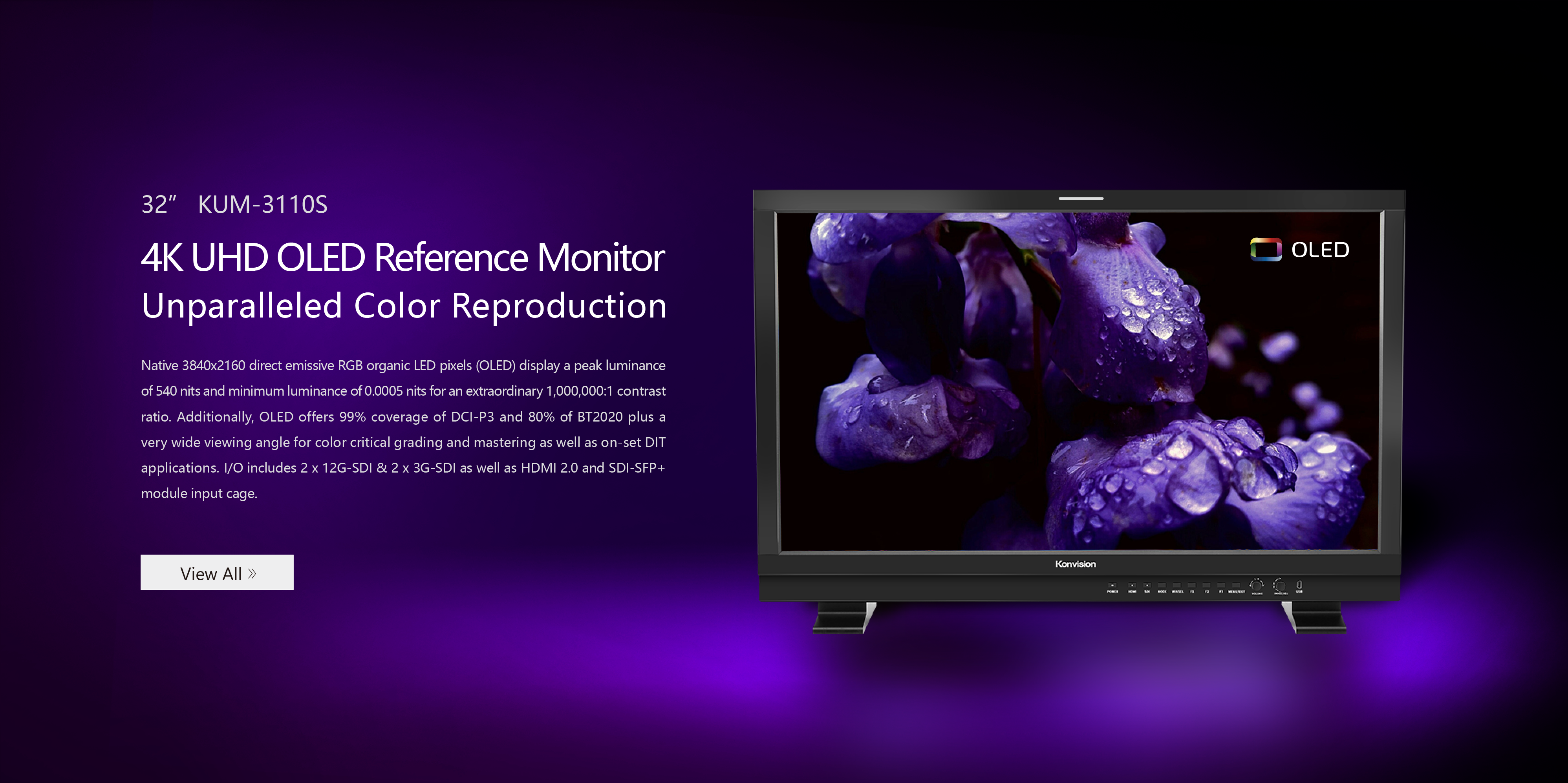 4K UHD OLED Reference Monitor