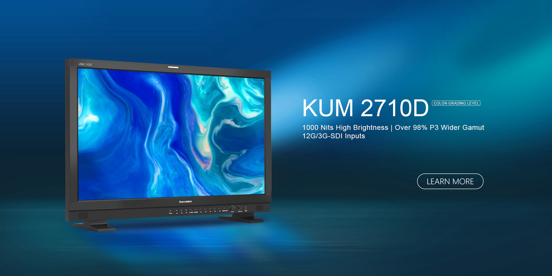27" 4K HDR P3 Monitor with 12G-SDI