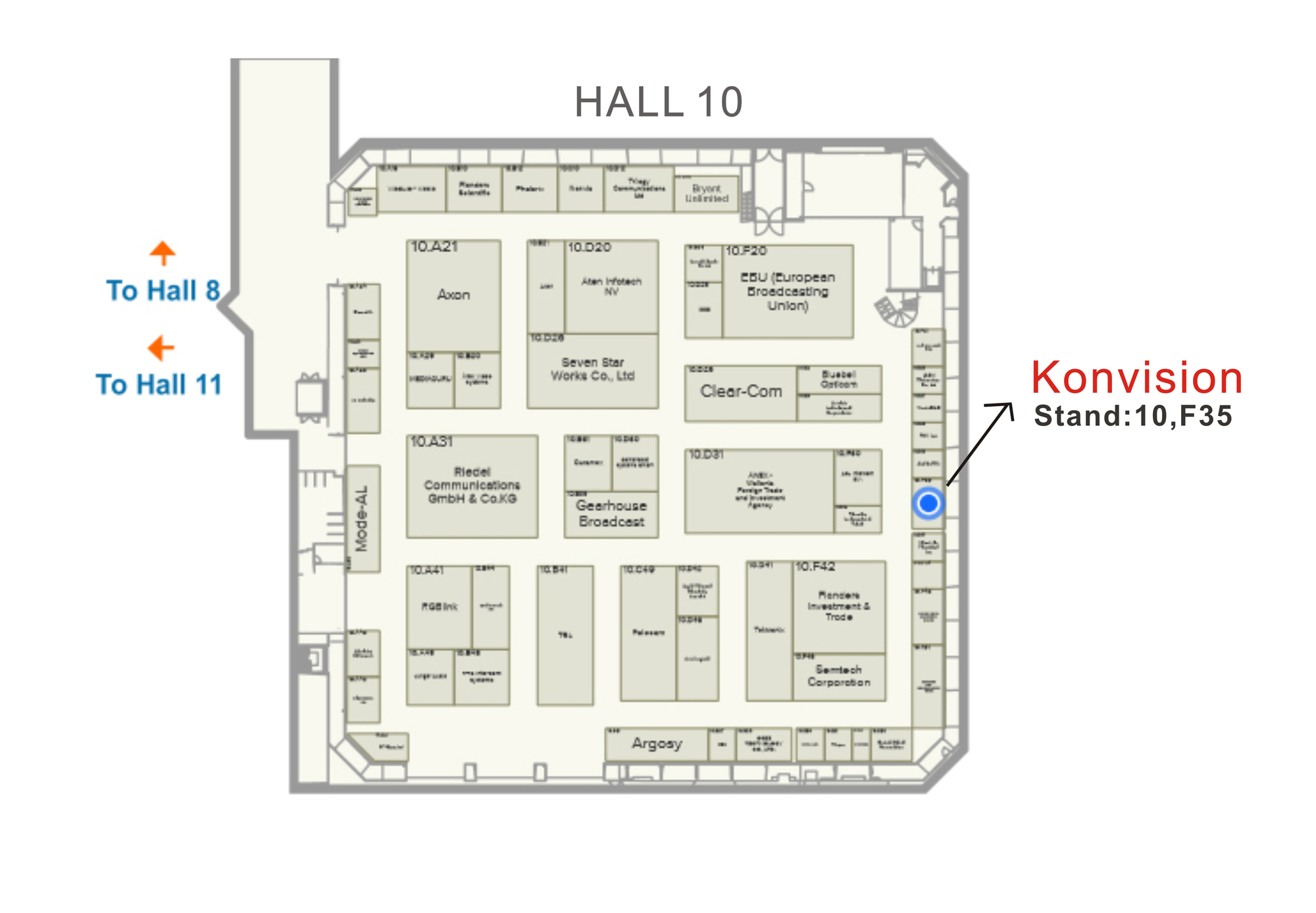 Stop by Konvision booth 10,F35 at IBC2016
