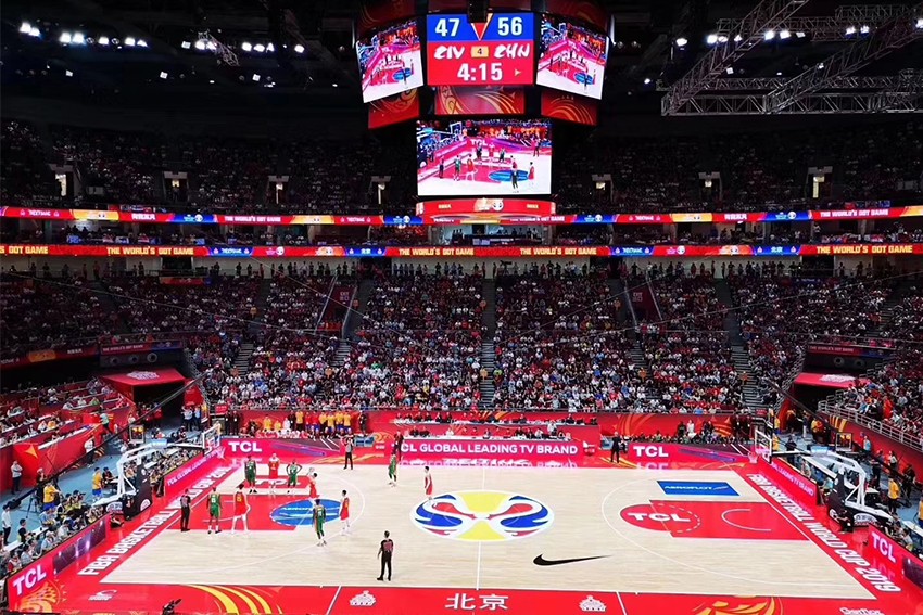 Basketball World Cup 2019!  Konvision 4K HDR monitors on live production!