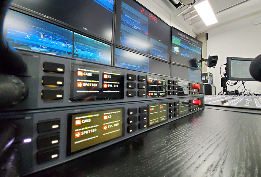 The MCR of The 7th CISM Military World Games applied 7pcs 55inch FHD broadcast monitors in 2019