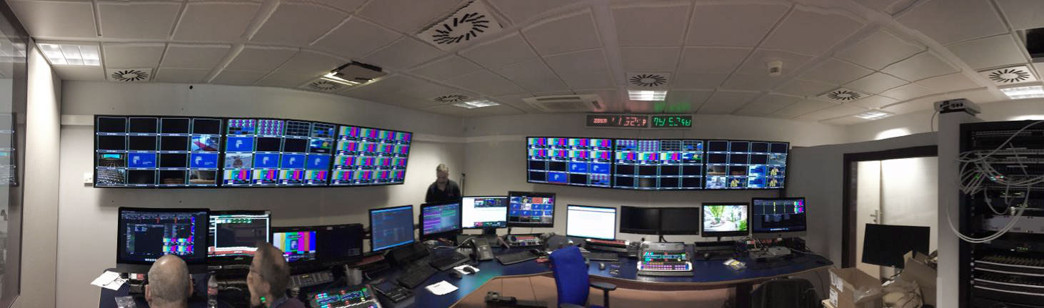 6x55" FDH monitors being applied at MCR of European Council