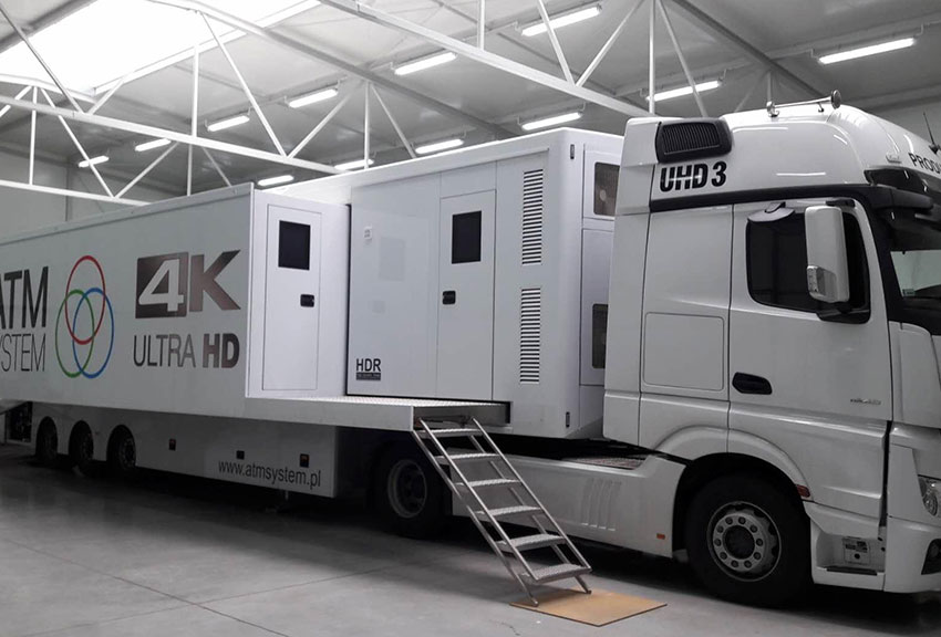 4K/UHD OB Van of ATM system