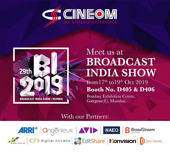 Konvision showed its Latest 4K/8K HDR Monitor in Broadcast India 2019