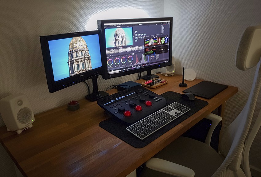 17inch P3 color grading monitor with Davinci Resolve