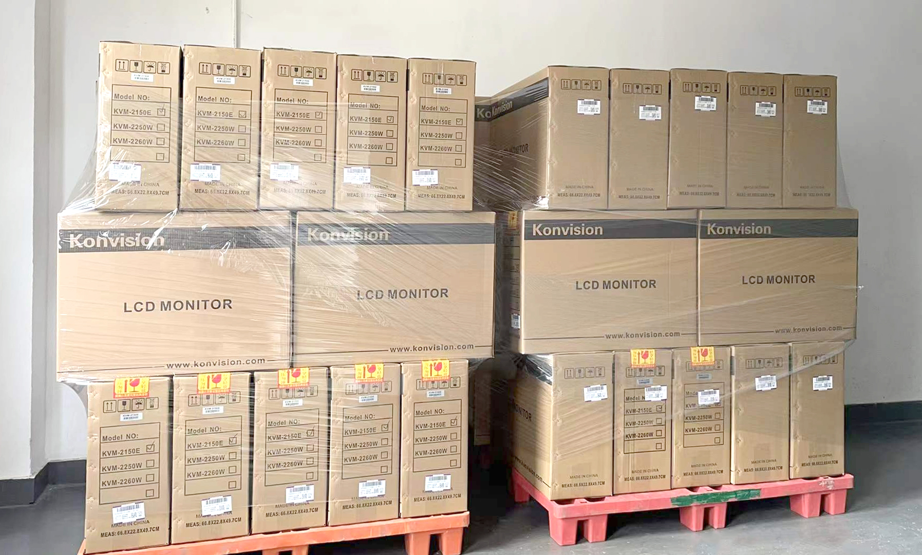70 pcs Konvision monitors for the 2022 Beijing Winter Olympics were delivered to Beijing