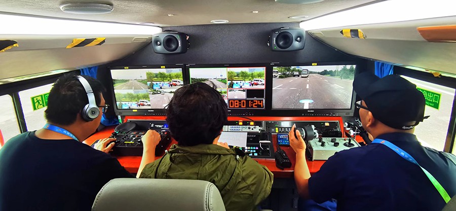 4K OB Van Xiamen station, Fujian, China