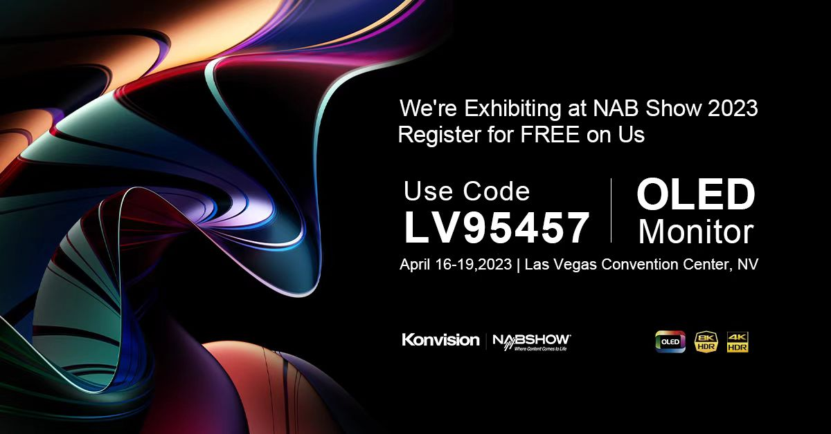 Meet Konvision 32" Reference OLED monitor at NAB 2023!