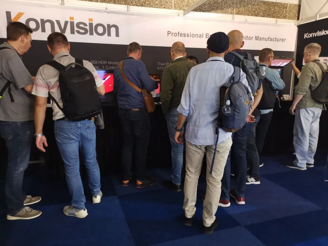 Konvision Cutting-Edge ST 2110 IP Monitors were Successfully Showcased in Amsterdam at IBC 2023