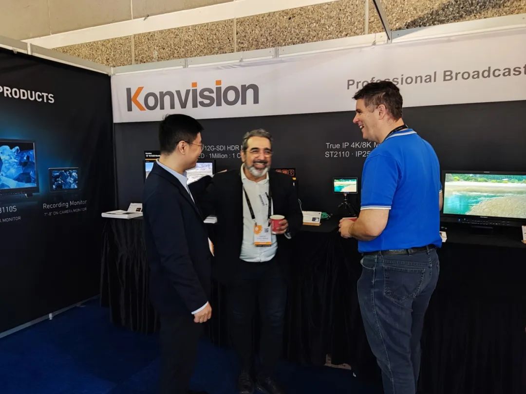 Konvision Cutting-Edge ST 2110 IP Monitors were Successfully Showcased in Amsterdam at IBC 2023