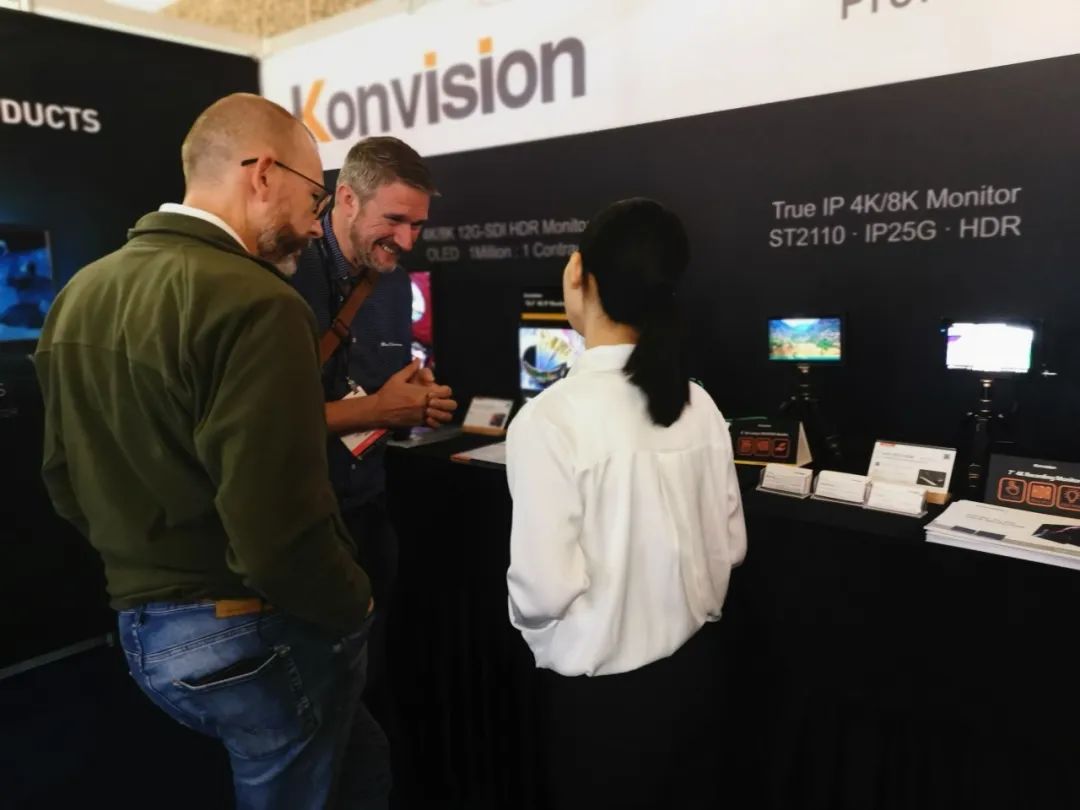 Konvision Cutting-Edge ST 2110 IP Monitors were Successfully Showcased in Amsterdam at IBC 2023