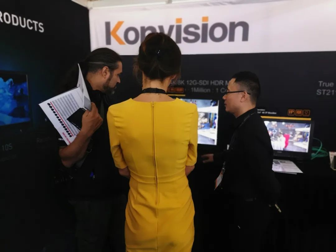 Konvision Cutting-Edge ST 2110 IP Monitors were Successfully Showcased in Amsterdam at IBC 2023