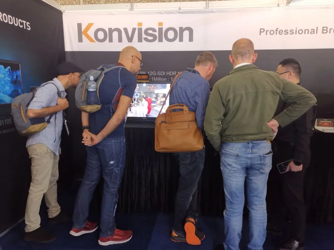 Konvision Cutting-Edge ST 2110 IP Monitors were Successfully Showcased in Amsterdam at IBC 2023