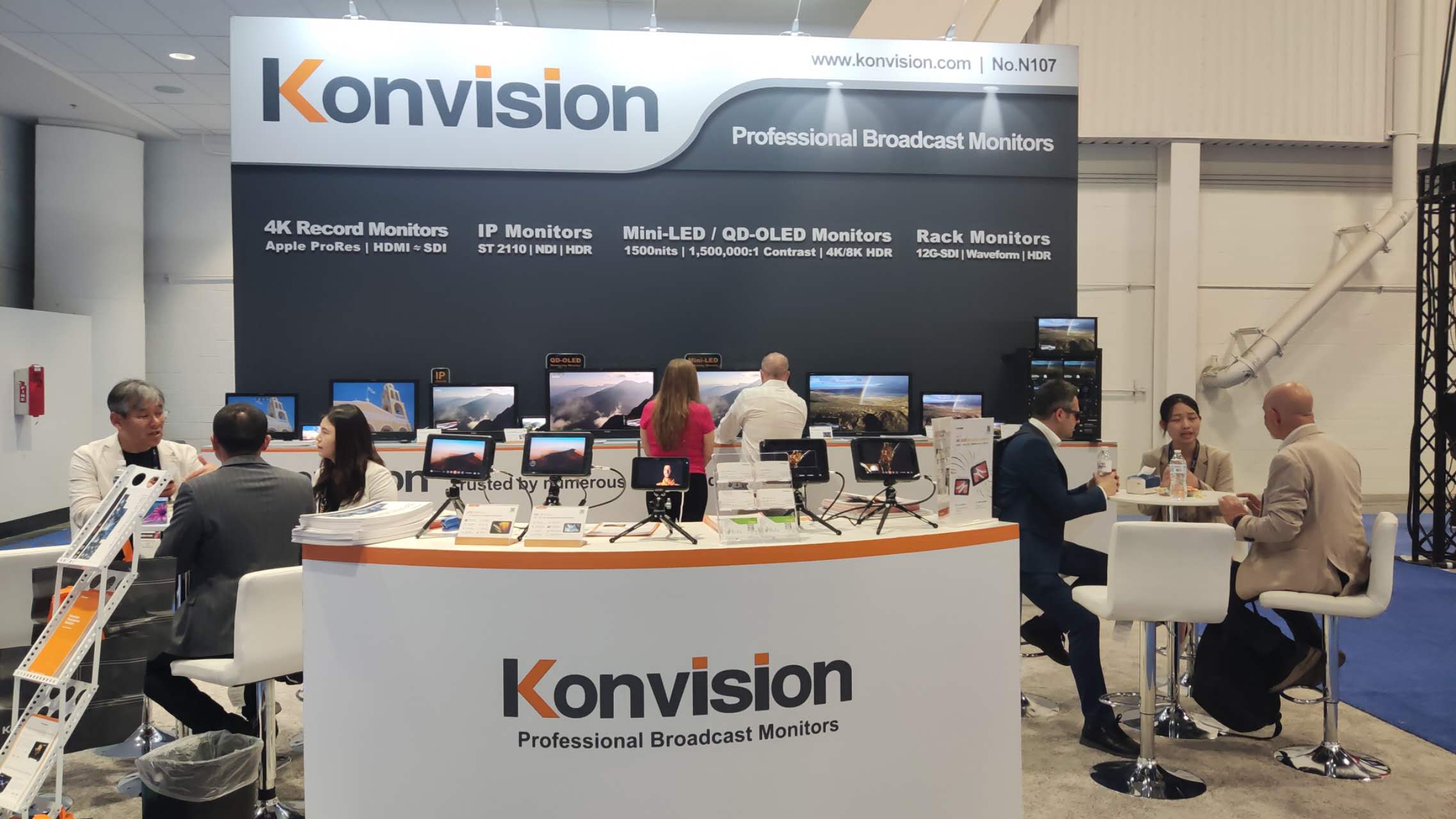 NAB 2025 | Konvision engages in in-depth communication with global broadcasting and television users