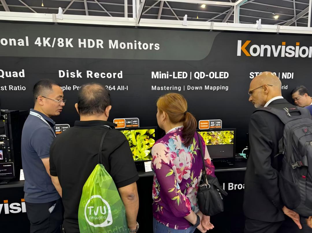 Konvision Monitors Sparkles in Singapore BCA2026