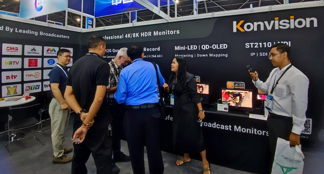 Konvision Monitors Sparkles in Singapore BCA2026