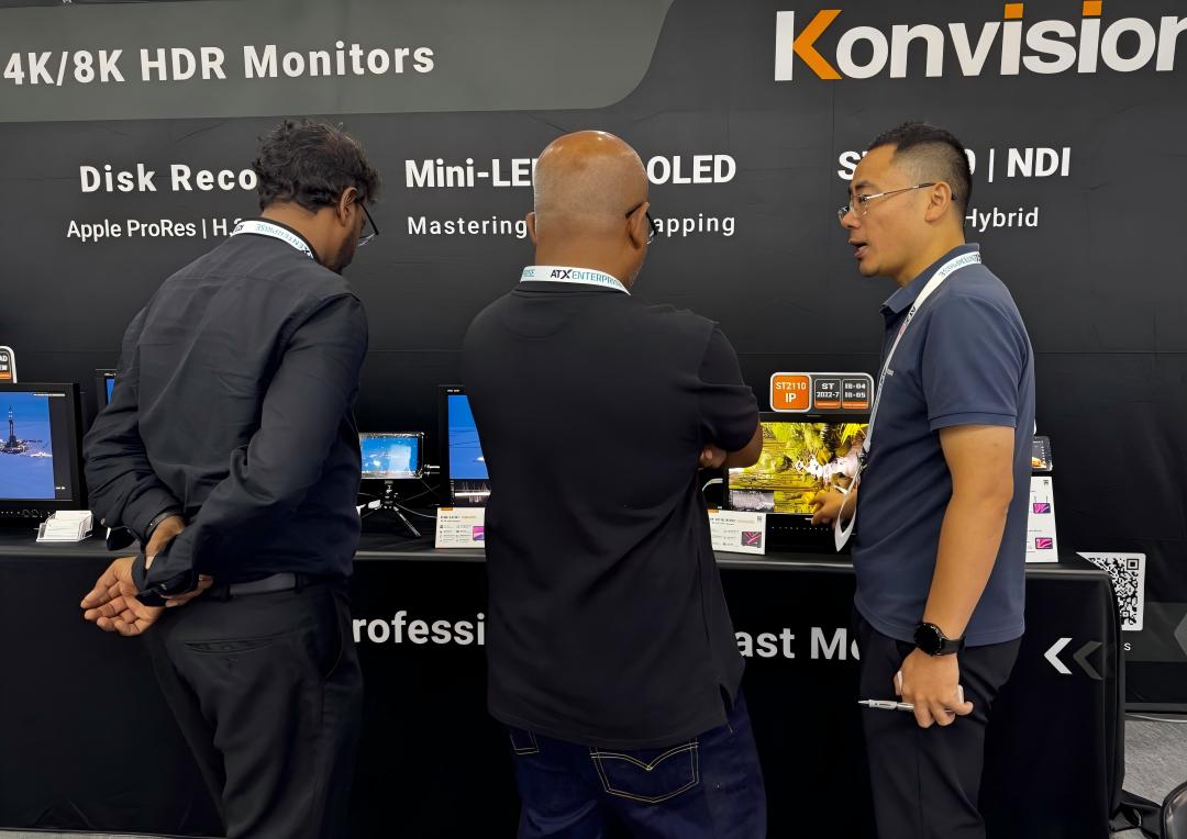 Konvision Monitors Sparkles in Singapore BCA2026