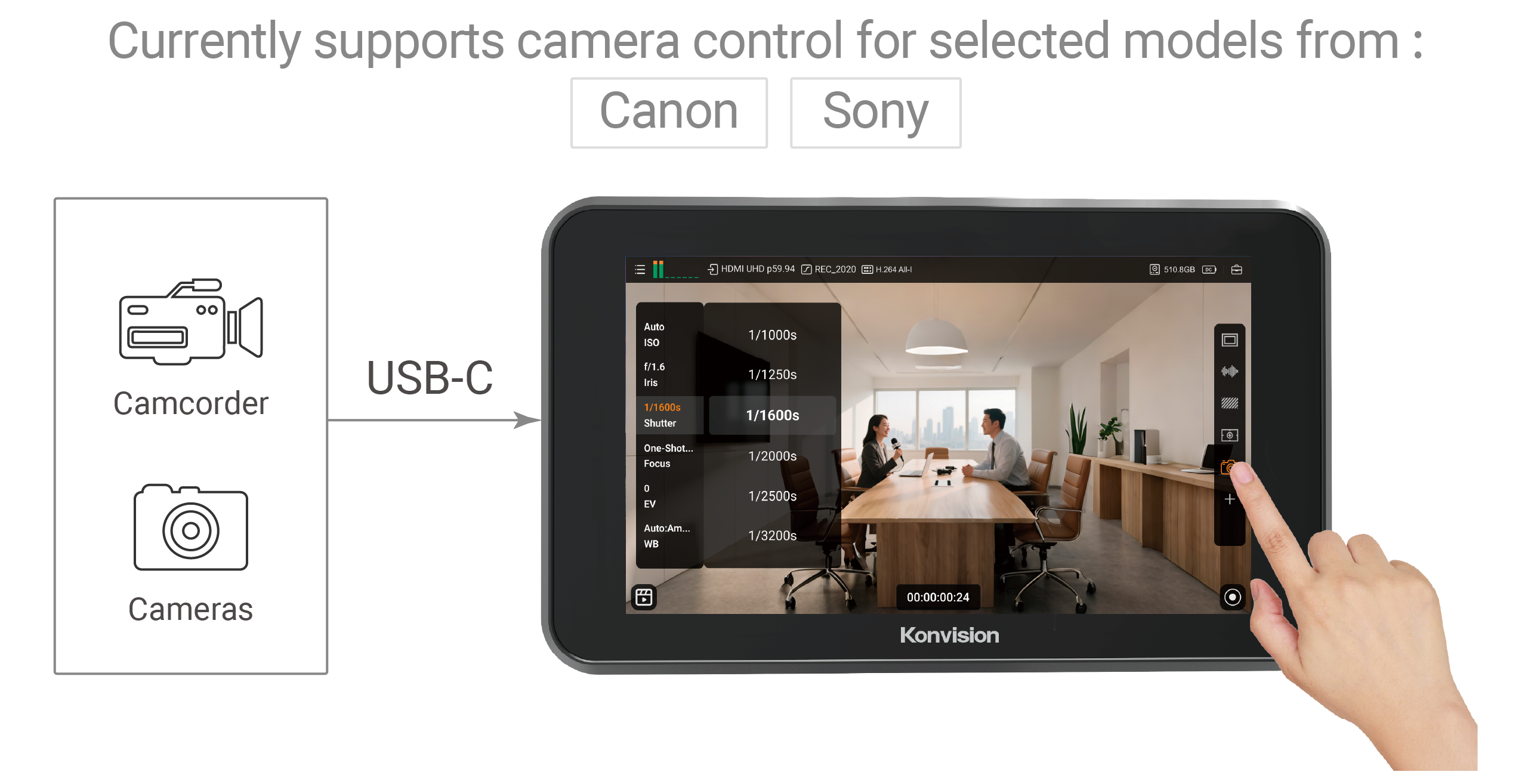 5.5" 4K HDR Portable Recording Monitor 5.5" 4K HDR Portable Recording Monitor