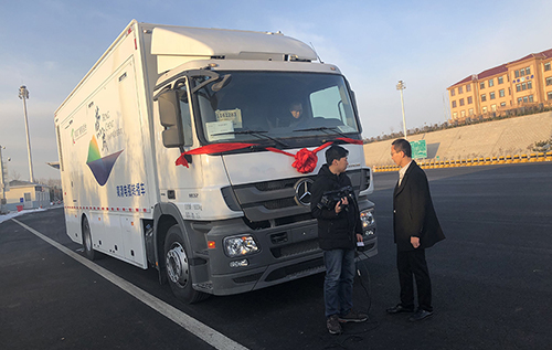 OB Van of Rongcheng TV Station