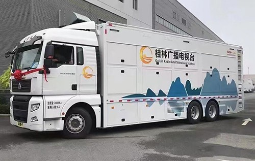 OB vans of GuiZhou TV station