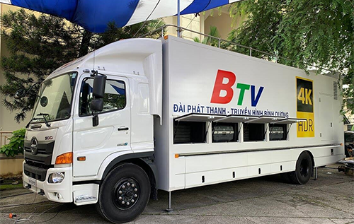 The first 4K standard OB Van at Binh Duong Radio and Television Station in Vietnam