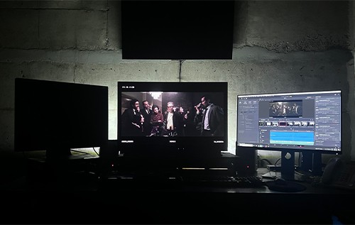 Konvision OLED monitor KUM-3110S are applied by Filmo Estudios, a renowned Chilean production company