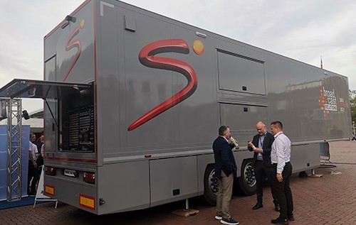 Konvision monitors were adopted by South Africa’s SuperSport IP2 broadcast truck