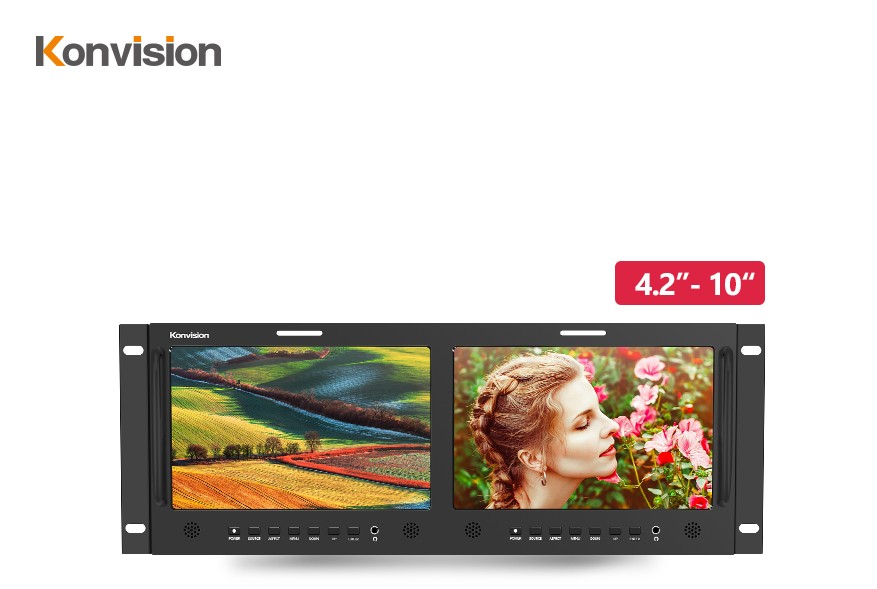 4.1"~10" Multiple Rackmount Monitor