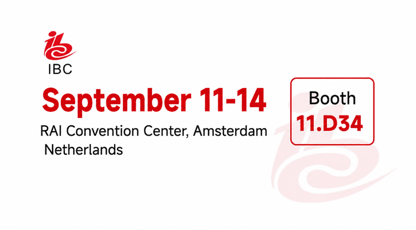 IBC 2026(Amsterdam)
